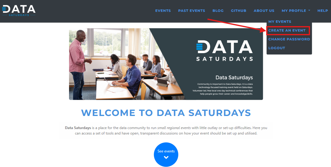 Create an Event image